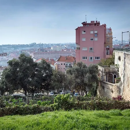 Lovelystay - Sunny Flat W/ Balcony Overseeing Graca And River Appartement *